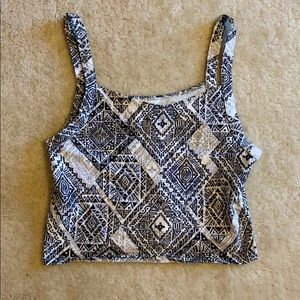 Boho crop top